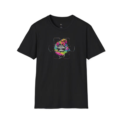 Color outside the lines t shirt
