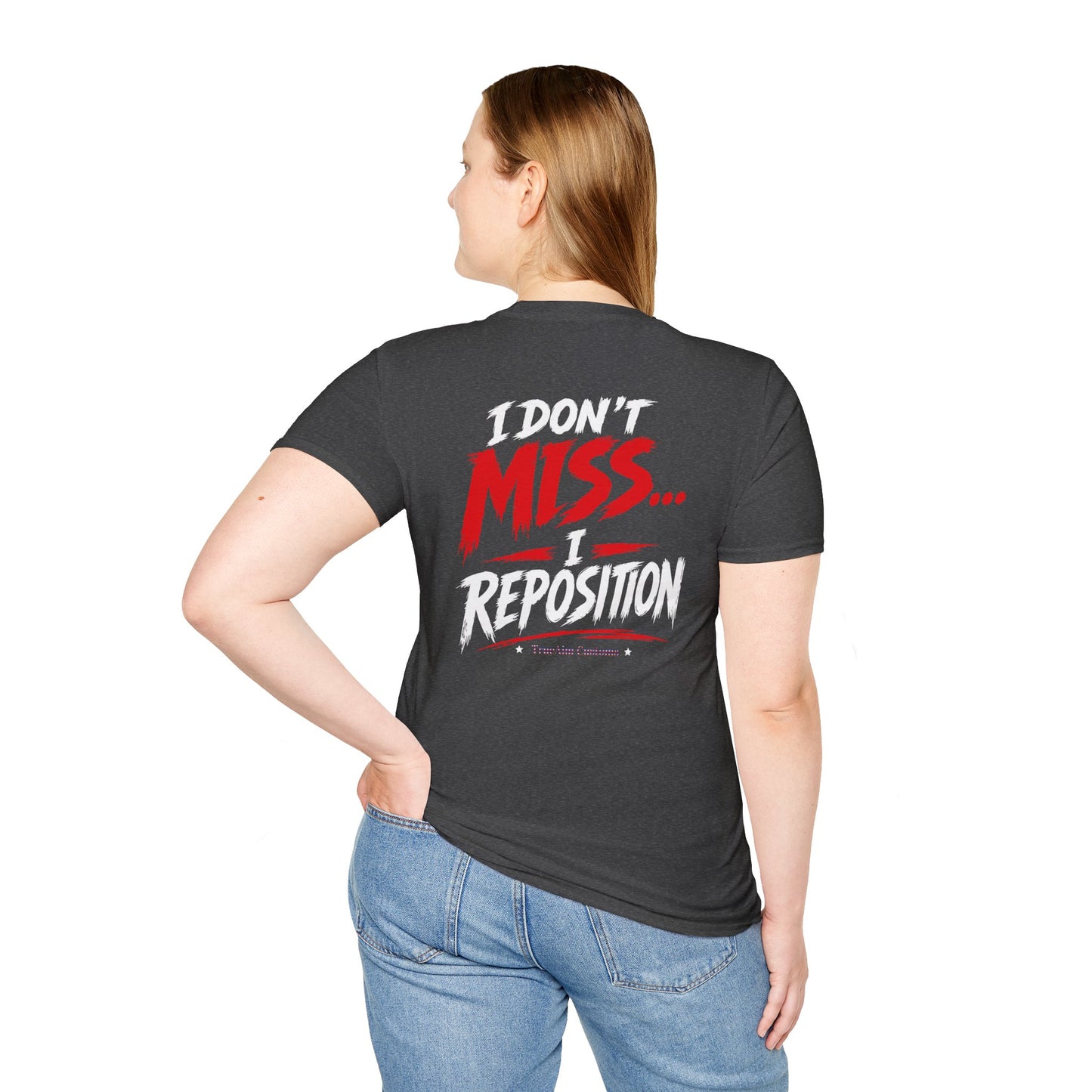 I Don't miss I reposition billiards tee