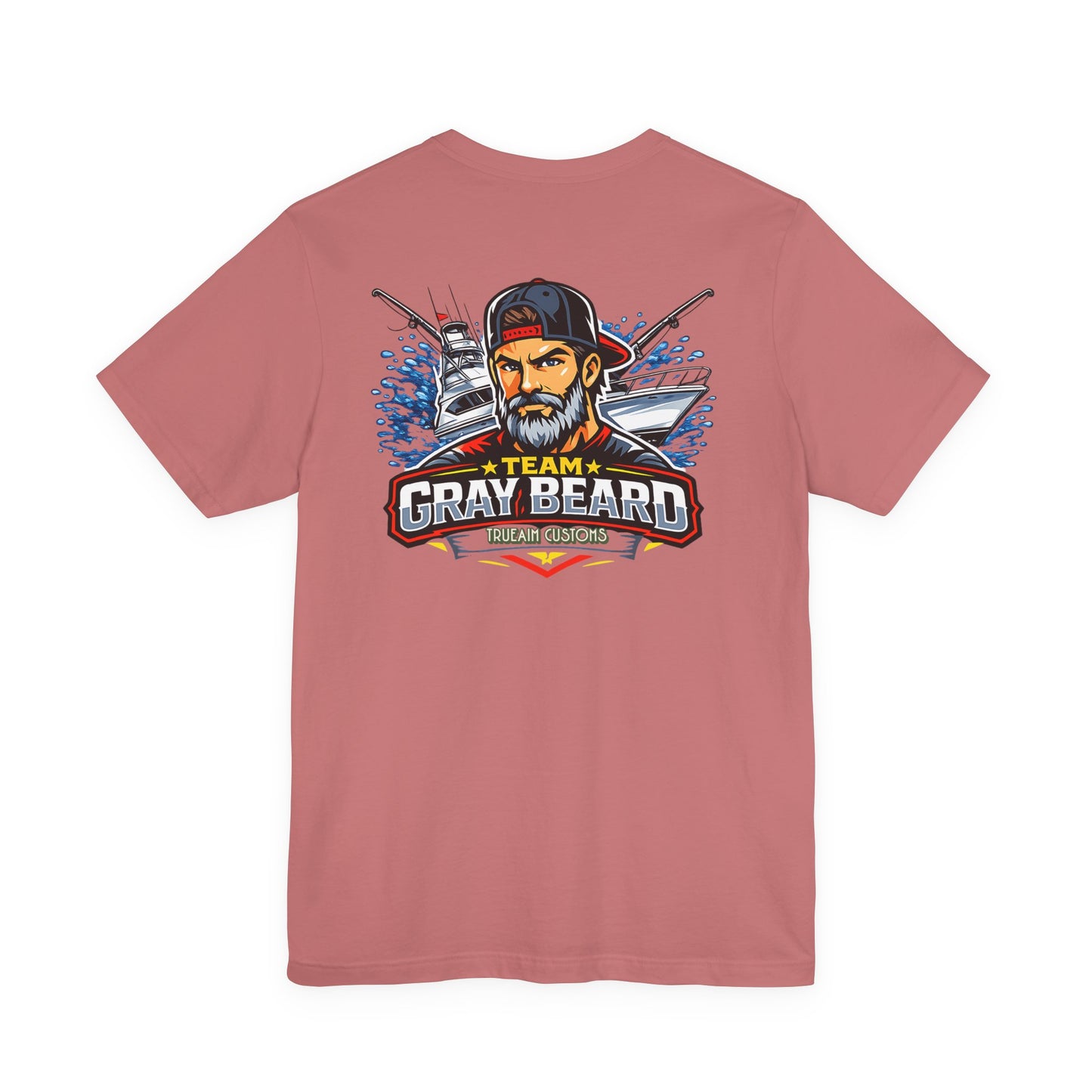 Gray Beard Fishing boat T-Shirt – "Team Gray Beard" Graphic Tee
