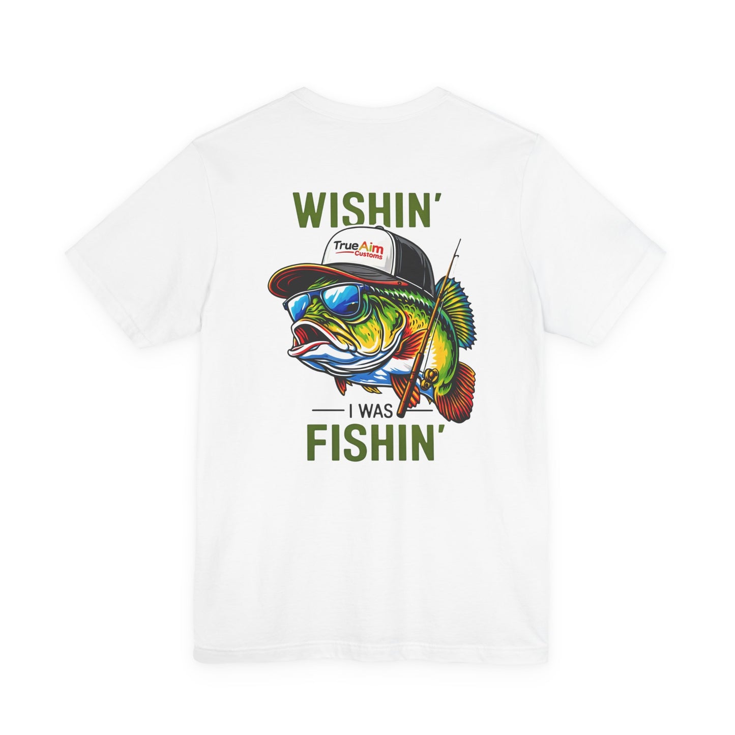 "Wishin' & Fishin'" Bass Graphic Tee
