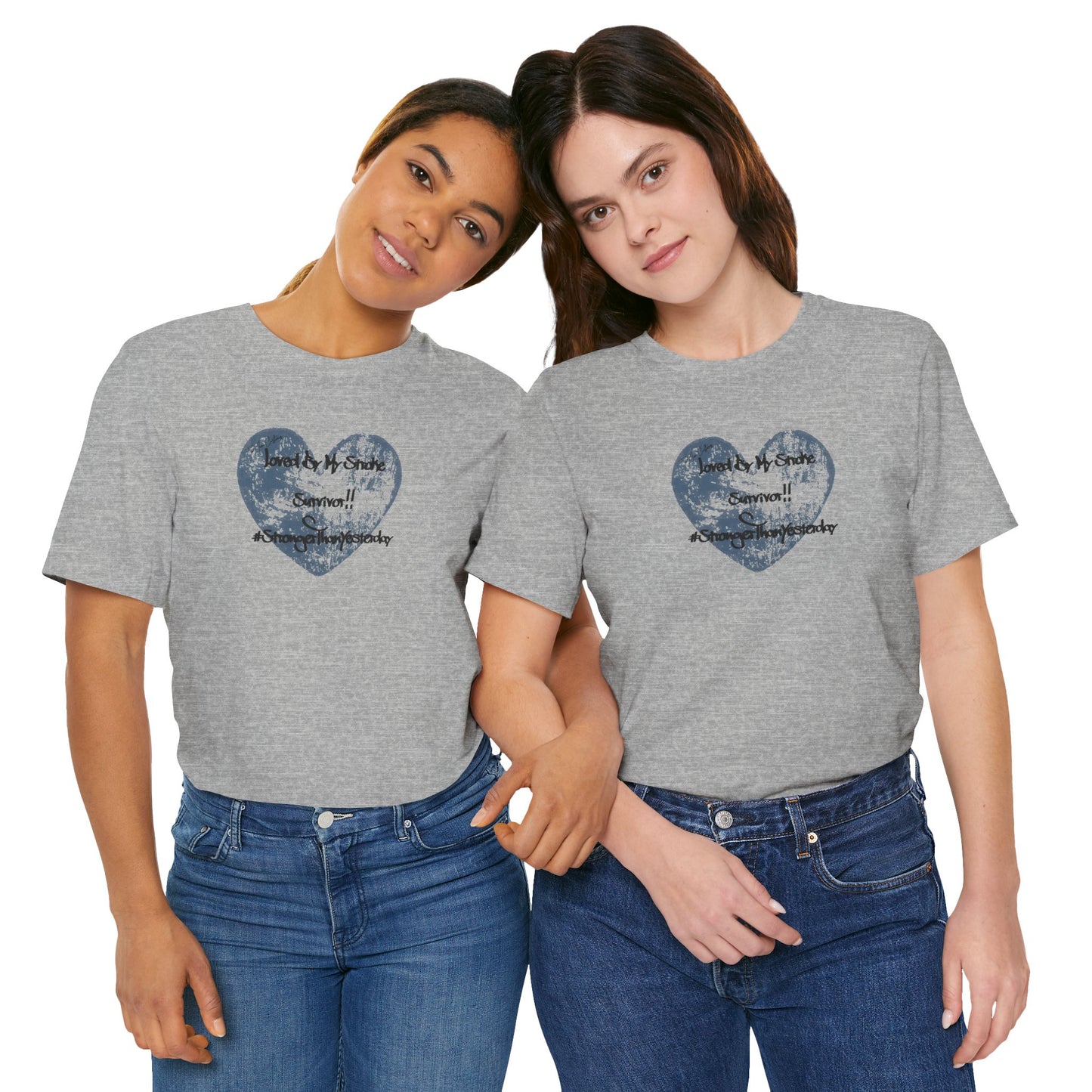 Stroke Survivor T-Shirt — "Stronger Than Yesterday" Support Tee