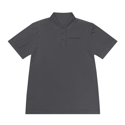 Custom Men's Sport Polo — Personalized Front/Back Logo Athletic Shirt