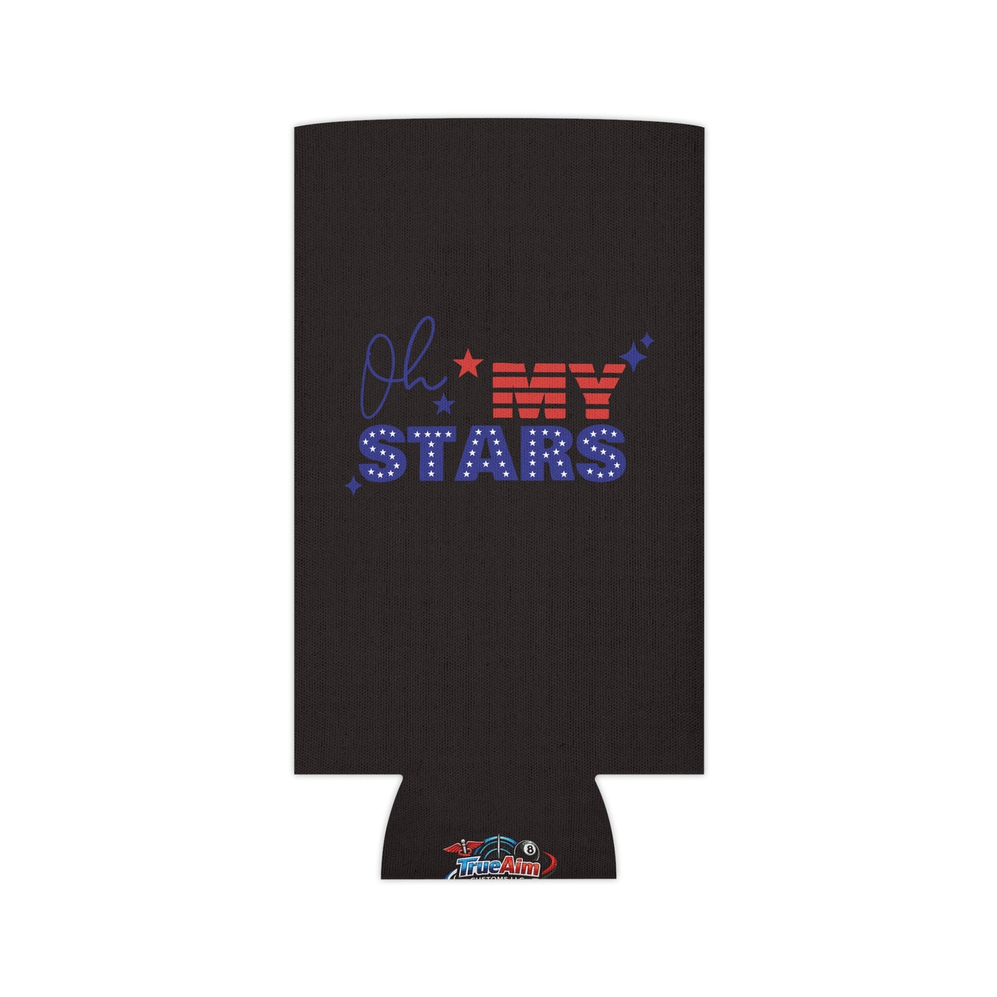 Oh My Stars Can Cooler – Patriotic 4th of July Beverage Koozie