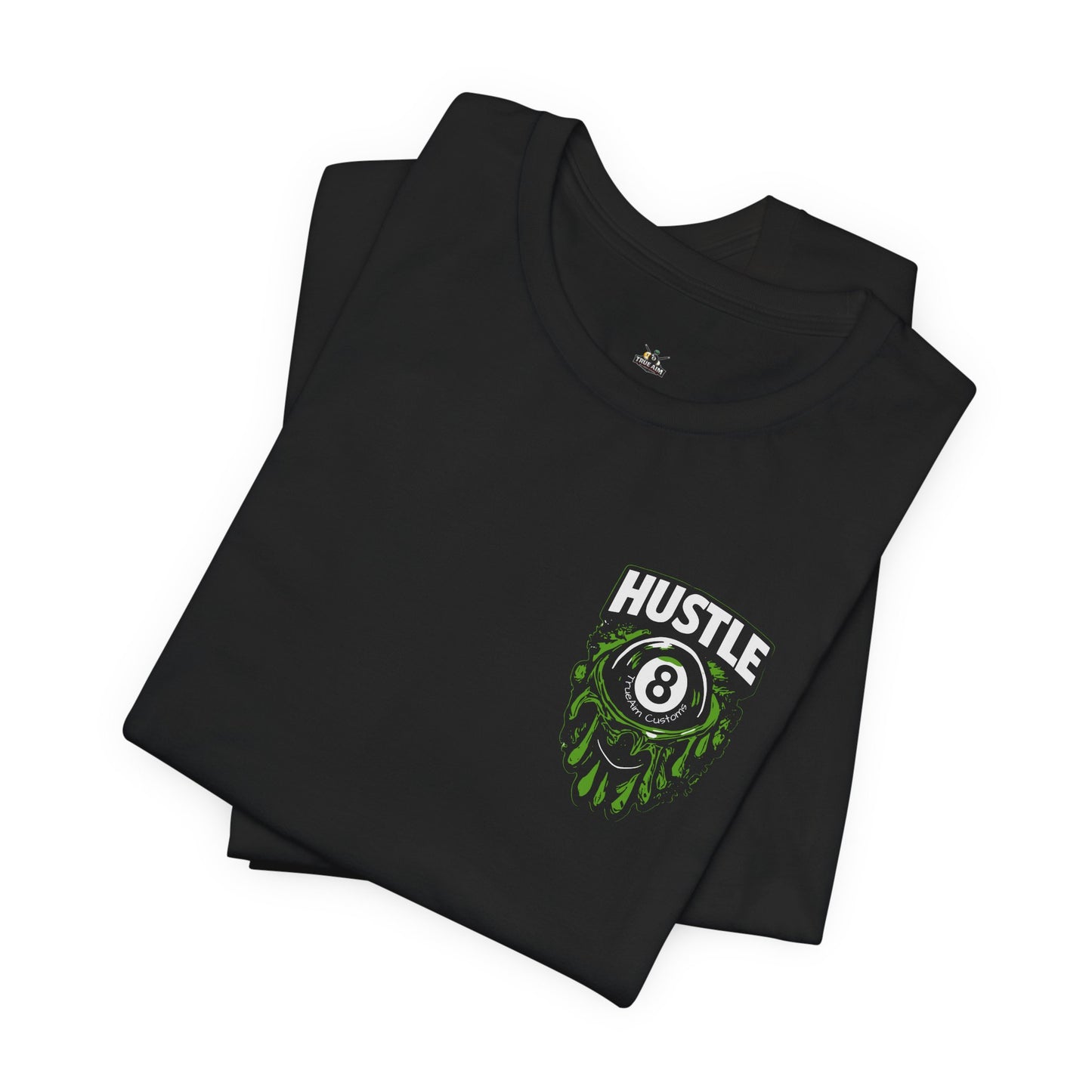 Hustle 8 Ball Tee — Billiards Graphic T-Shirt
