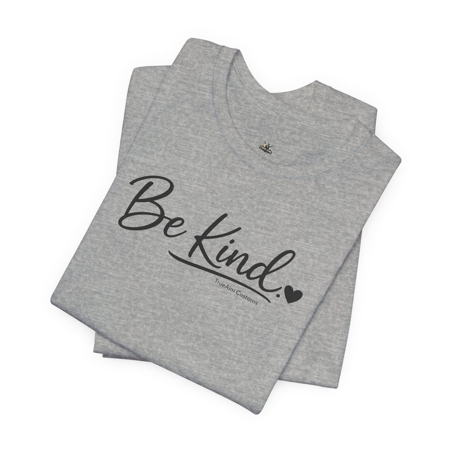 Be Kind Heart T-Shirt — Minimalist Positive Message Tee