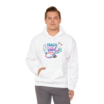 TRACH and VENT nurse Unisex Heavy Blend™ Hooded Sweatshirt