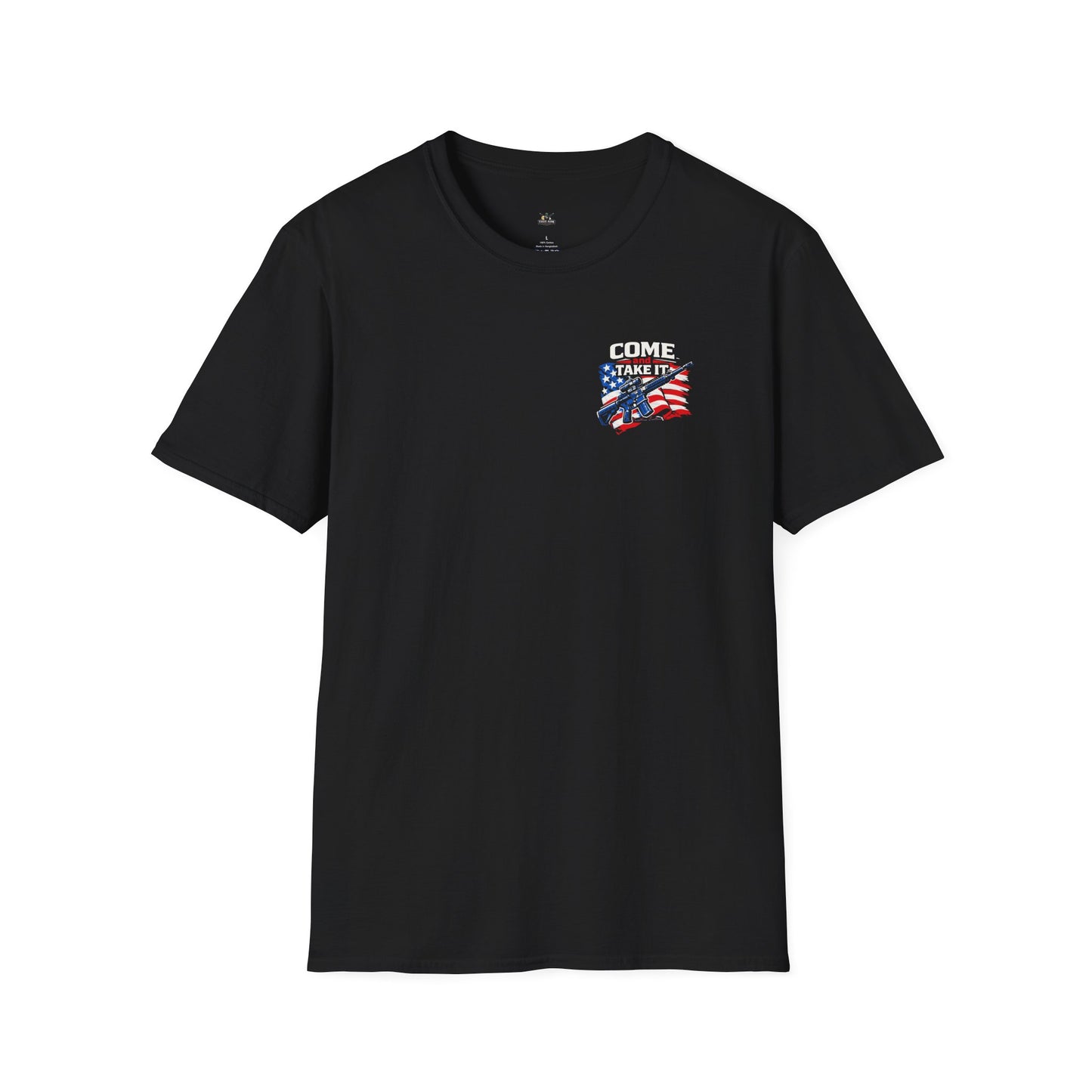 Come and Take It, American Flag Rifle Graphic Patriotic Tee