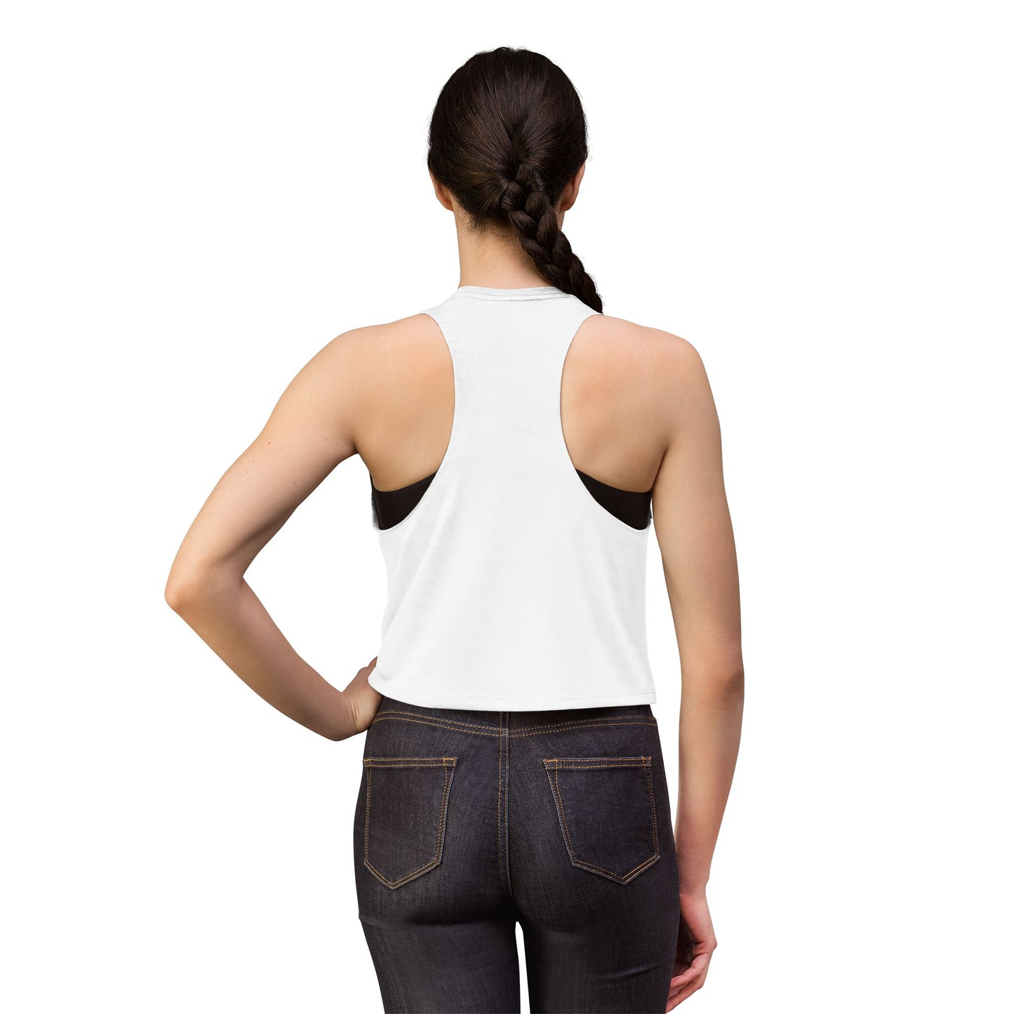 TrueAim Customs Logo Crop Top — Women's Branded Graphic Tank