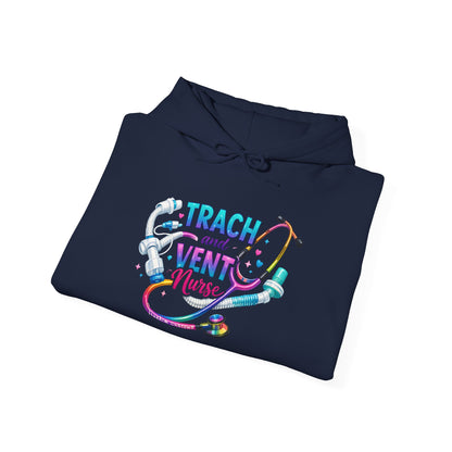 TRACH and VENT nurse Unisex Heavy Blend™ Hooded Sweatshirt