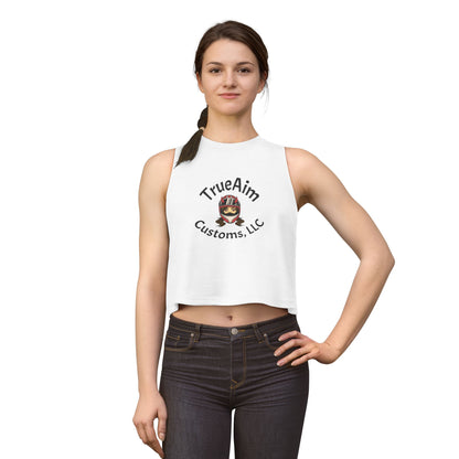 TrueAim Customs Logo Crop Top — Women's Branded Graphic Tank