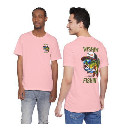 "Wishin' & Fishin'" Bass Graphic Tee