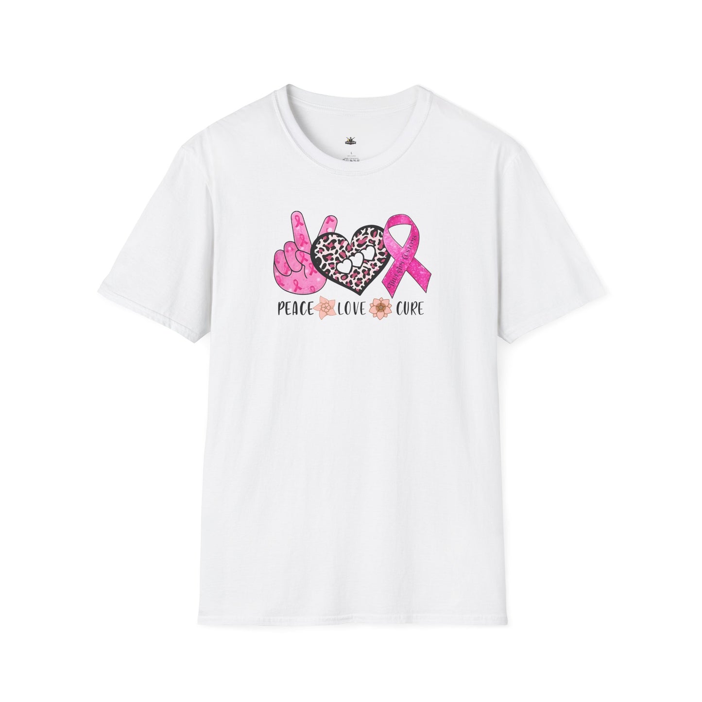 Breast Cancer Awareness Peace Love Hope T-Shirt