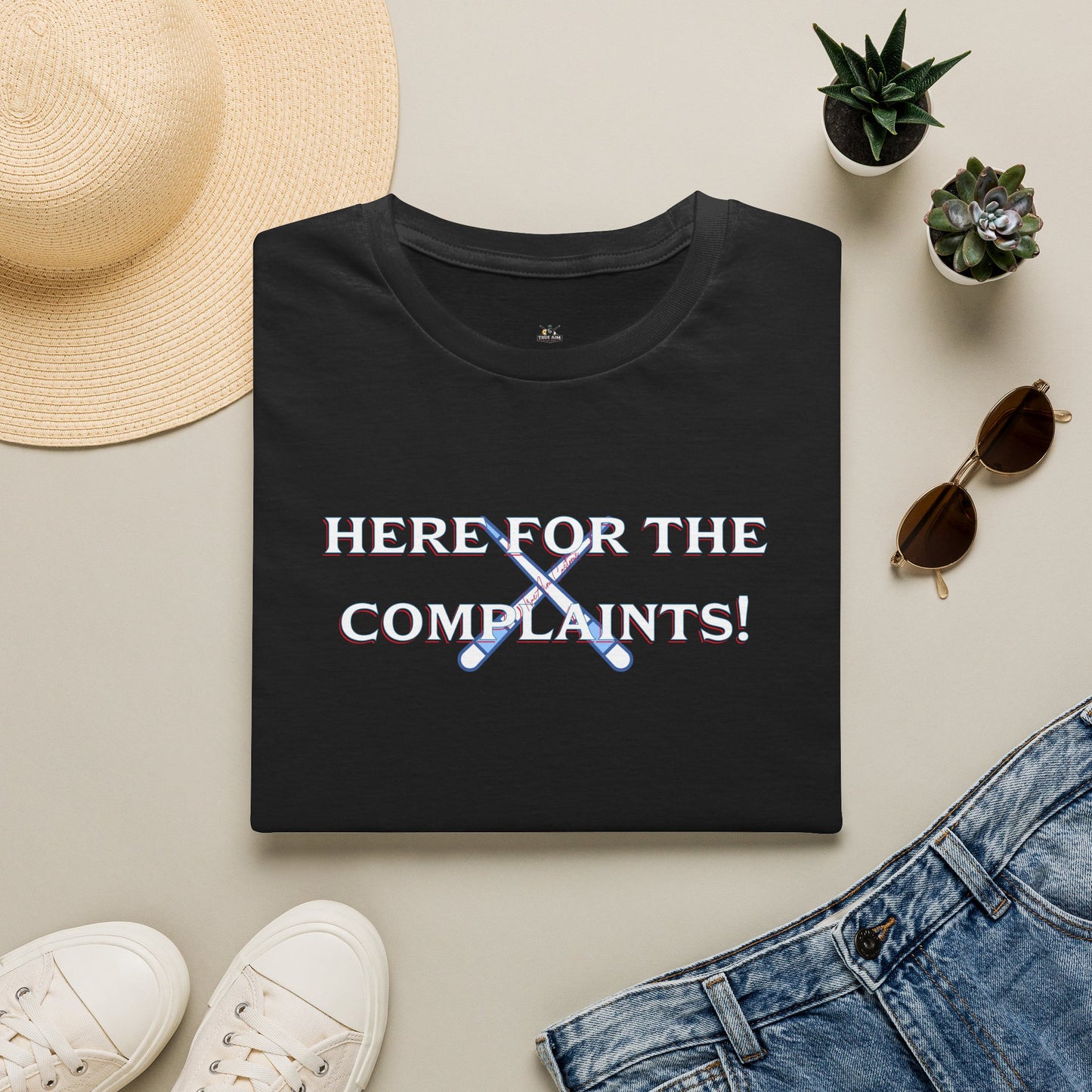 "Here for the Complaints!" Funny Sarcastic Billiards Tee