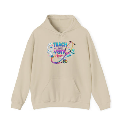 TRACH and VENT nurse Unisex Heavy Blend™ Hooded Sweatshirt