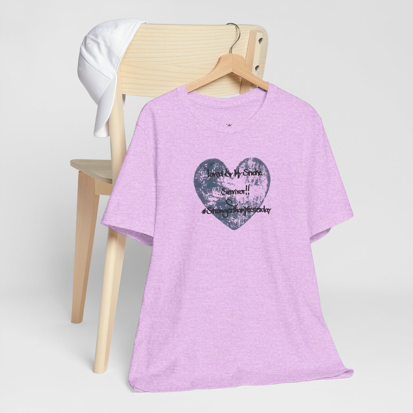 Stroke Survivor T-Shirt — "Stronger Than Yesterday" Support Tee