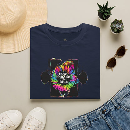 Color outside the lines t shirt