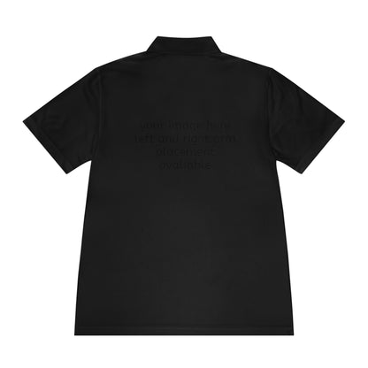 Custom Men's Sport Polo — Personalized Front/Back Logo Athletic Shirt
