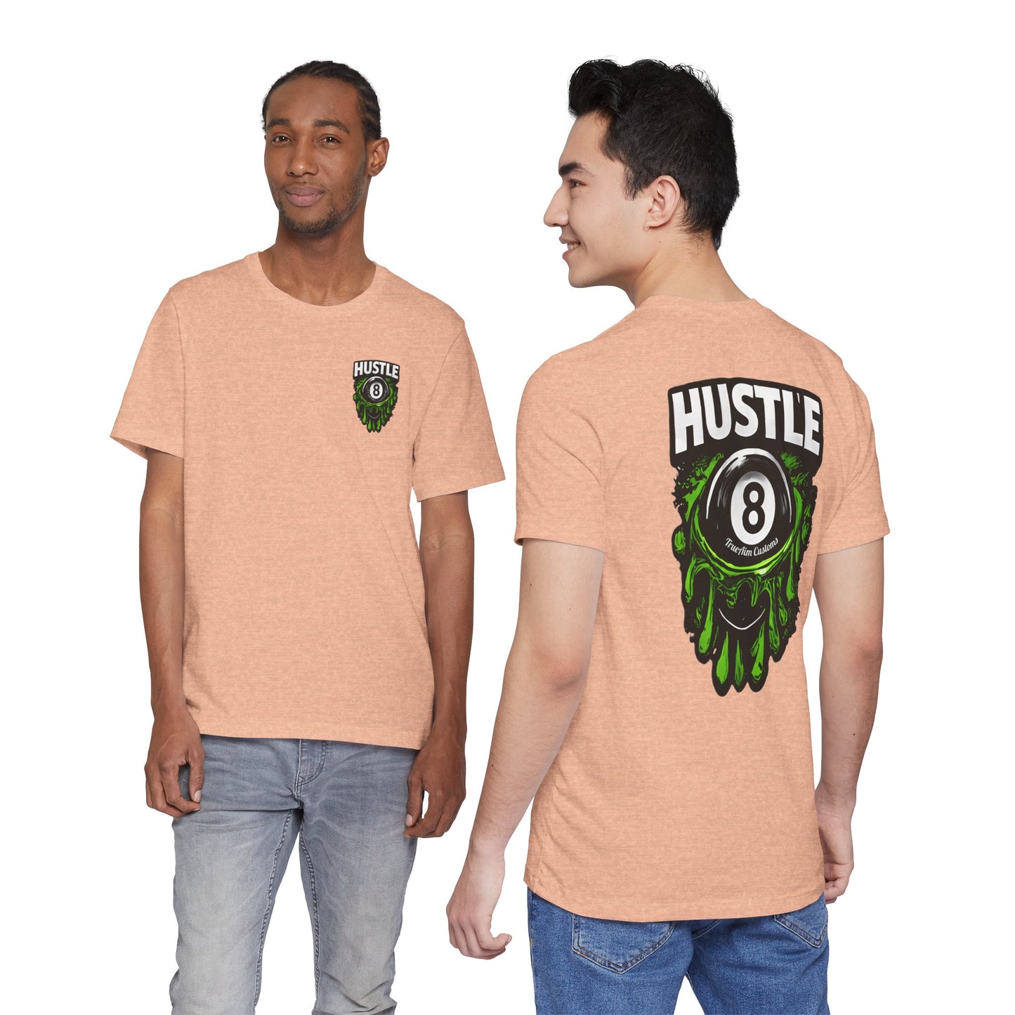 Hustle 8 Ball Tee — Billiards Graphic T-Shirt