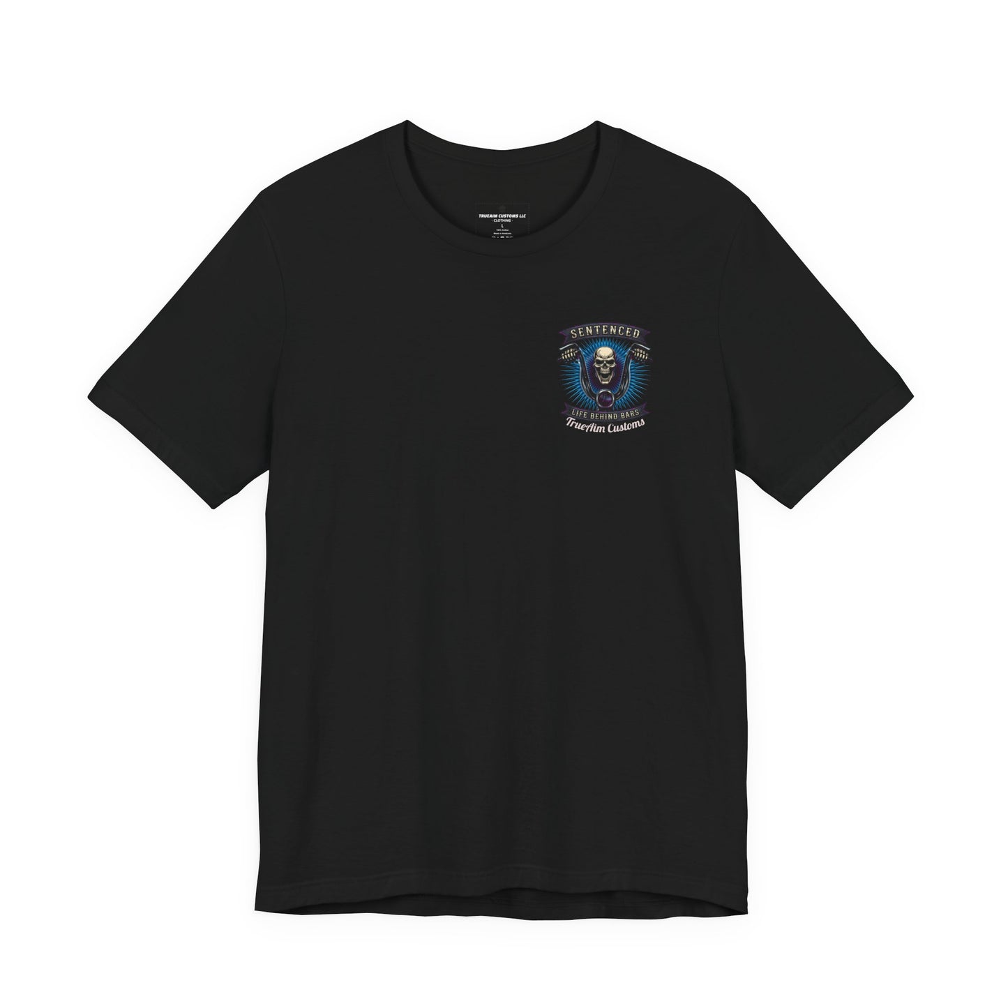 Sentenced Skull T-Shirt — "Life Behind Bars" Graphic Tee