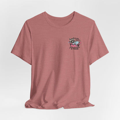 Raccoon 'Splish Splash, Your Opinion Is Trash' Graphic Tee