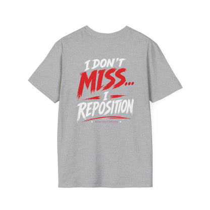 I Don't miss I reposition billiards tee