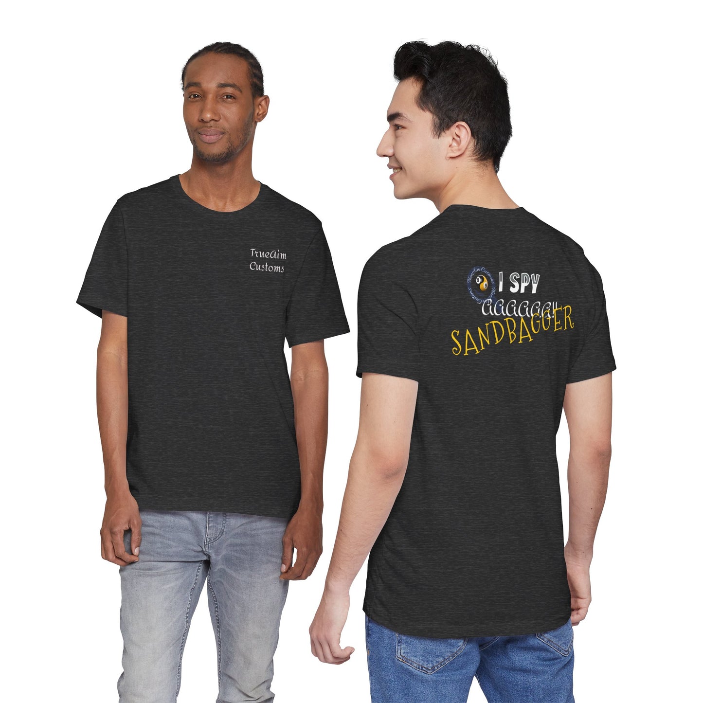 I Spy a Sandbagger T-Shirt — Funny billiards Sandbagger Tee