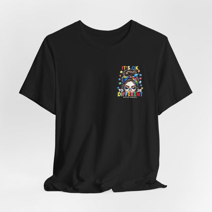 Autism Awareness Tee — "It's OK to Be Different" Graphic T-Shirt