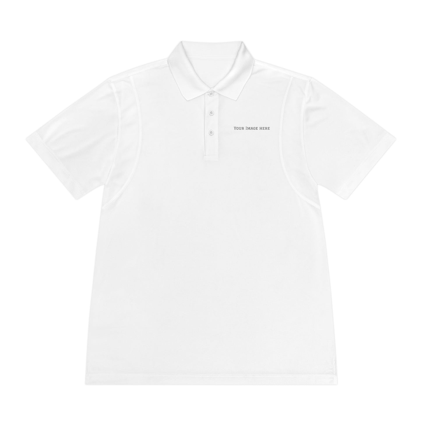 Custom Men's Sport Polo — Personalized Front/Back Logo Athletic Shirt