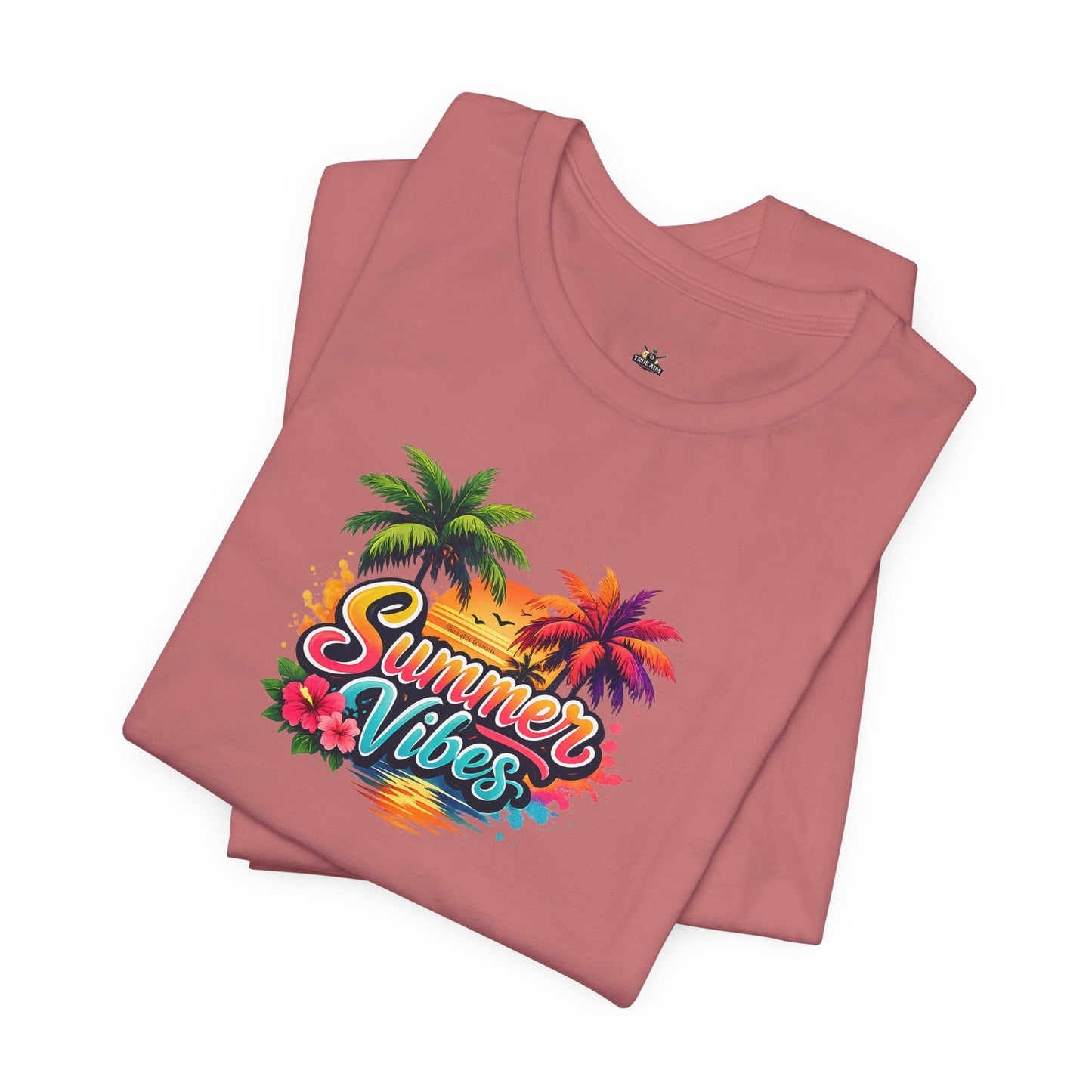 Summer Vibes T-Shirt – Tropical Palm Beach Tee