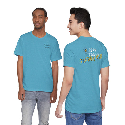 I Spy a Sandbagger T-Shirt — Funny billiards Sandbagger Tee
