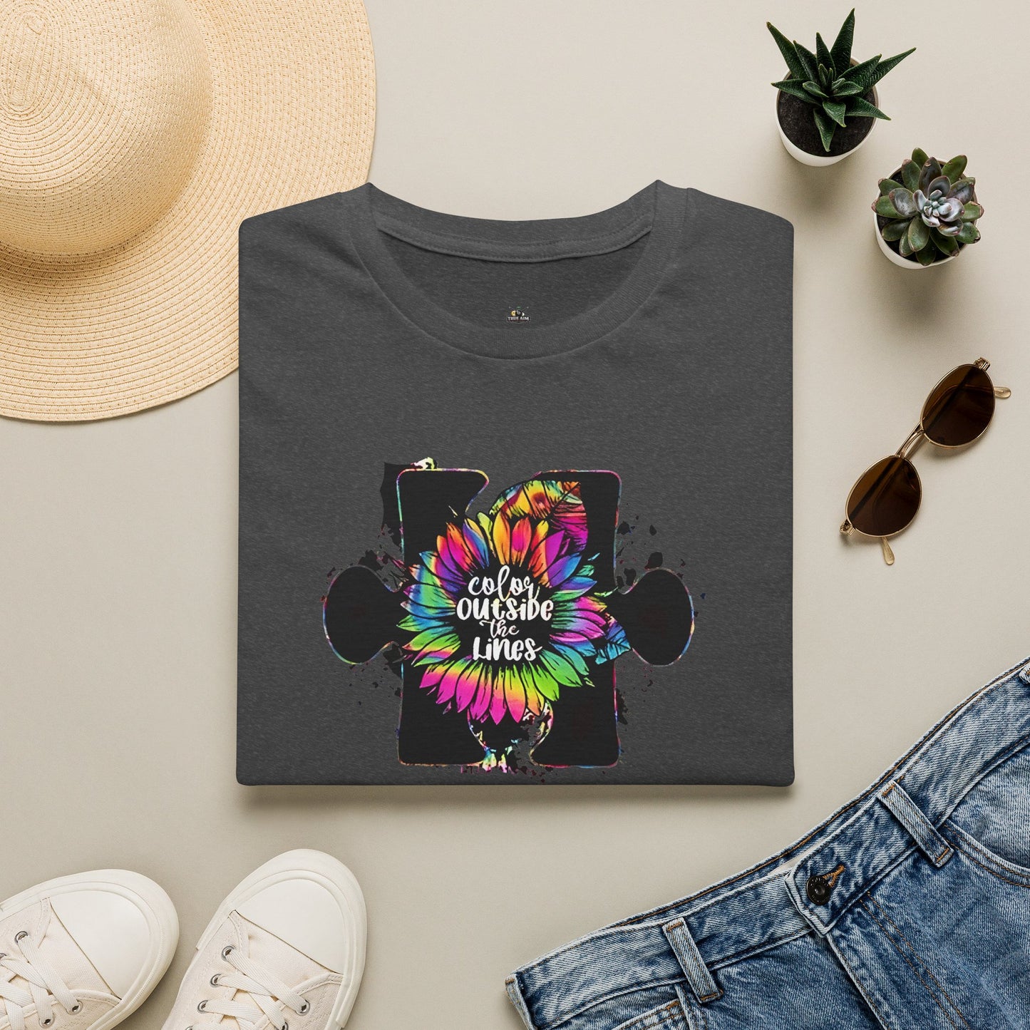 Color outside the lines t shirt