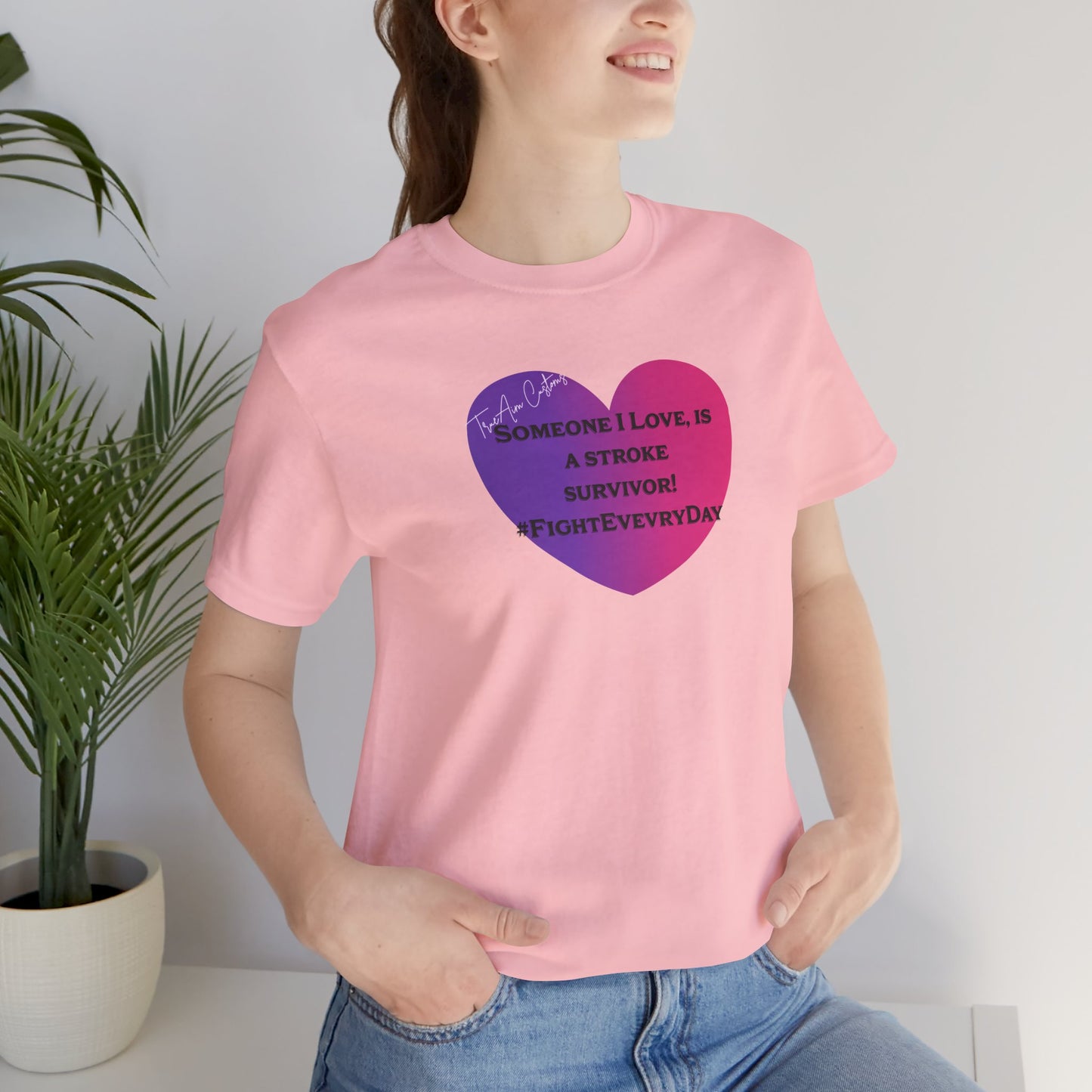 Stroke Survivor Support T‑Shirt — "Someone I Love Survived the Stroke" Awareness Tee
