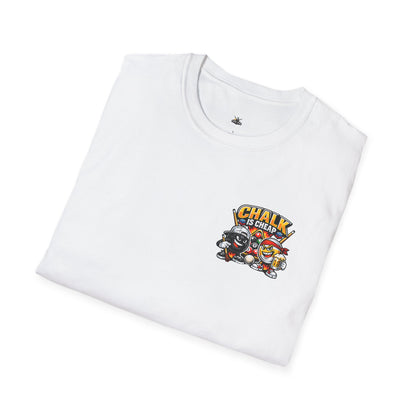 Billiards T-Shirt — "Chalk Is Cheap" Pool Cue & Balls Graphic Tee