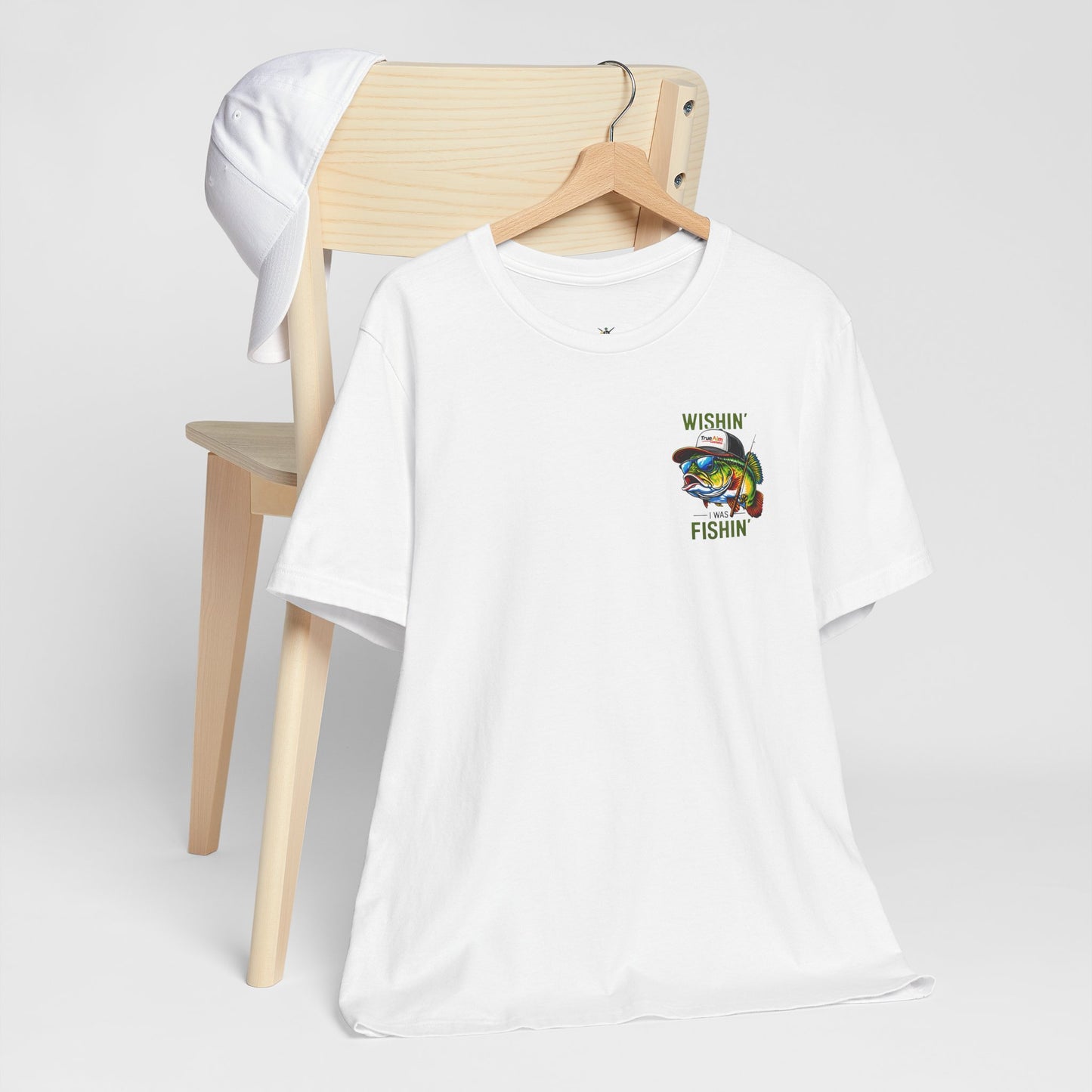 "Wishin' & Fishin'" Bass Graphic Tee
