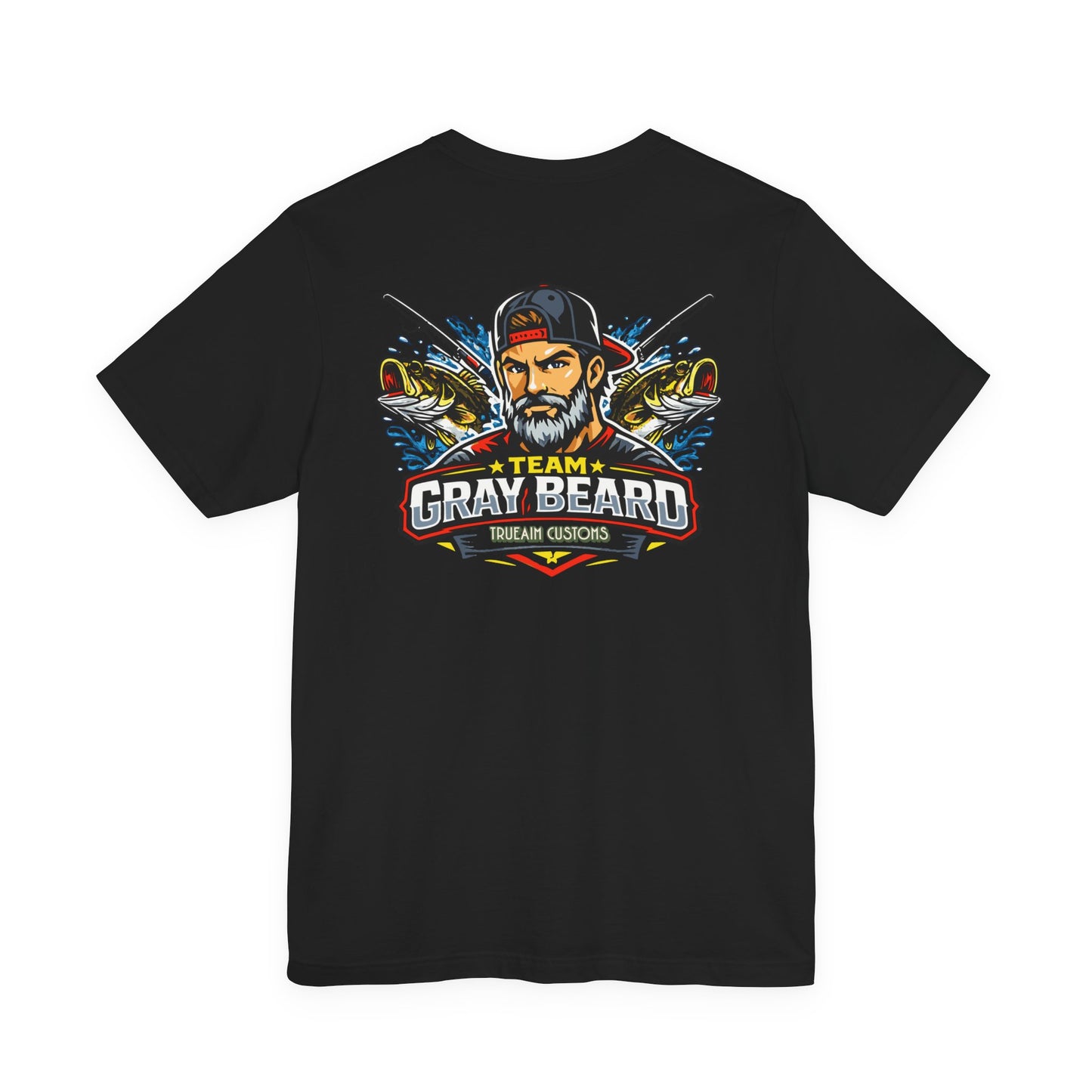 Gray Beard Fishing Team T-Shirt — Men's Fishing Graphic Tee