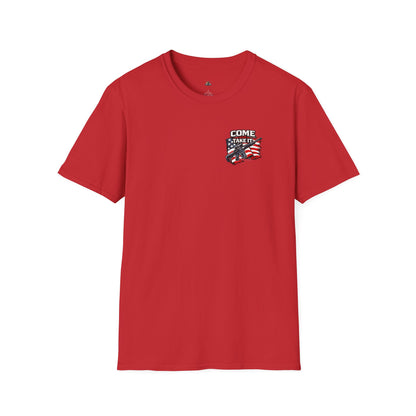 Come and Take It, American Flag Rifle Graphic Patriotic Tee
