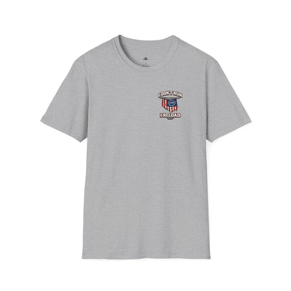 American Flag, AR 15- I don't run I reload 2A tee shirt unisex
