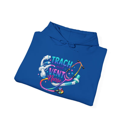 TRACH and VENT nurse Unisex Heavy Blend™ Hooded Sweatshirt