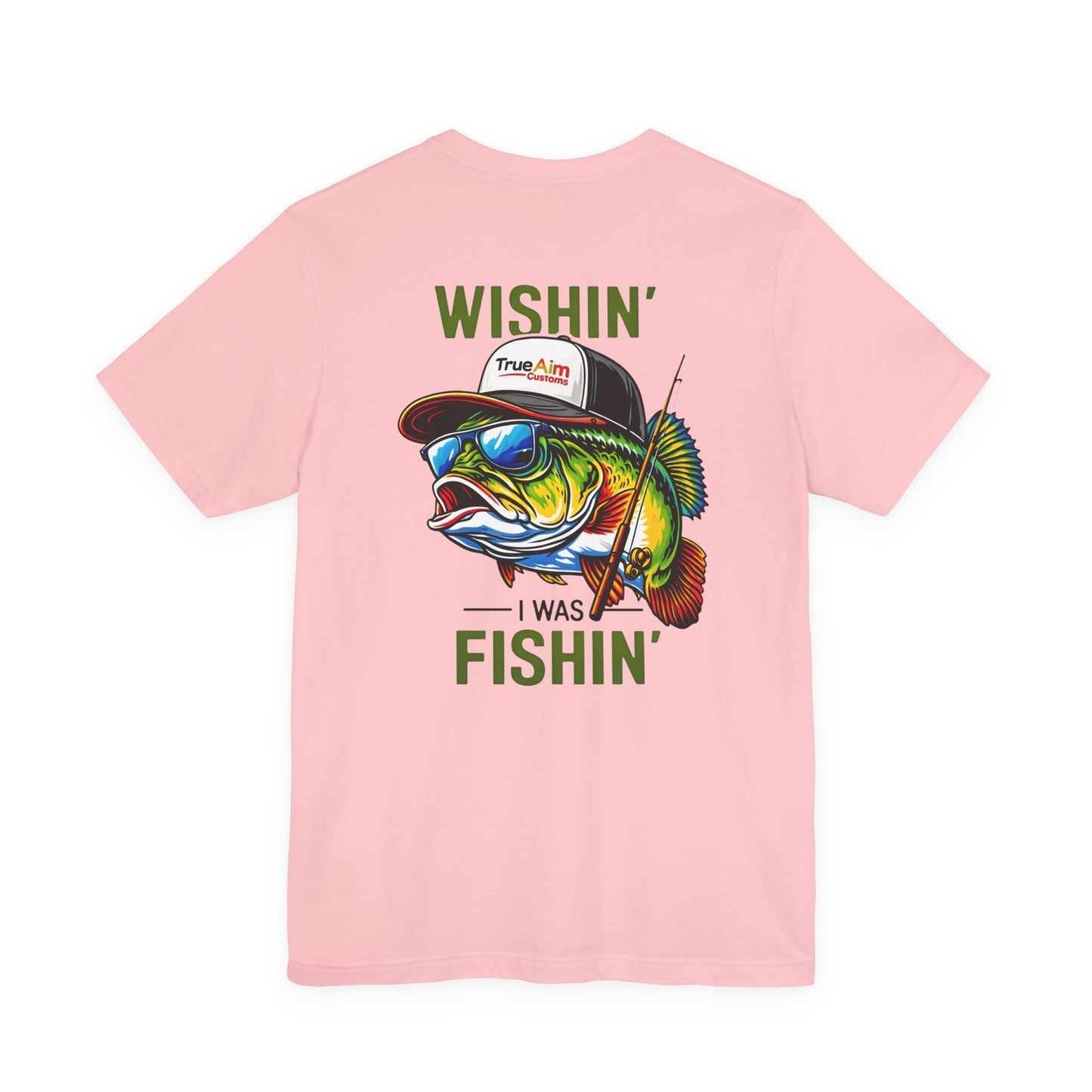 "Wishin' & Fishin'" Bass Graphic Tee