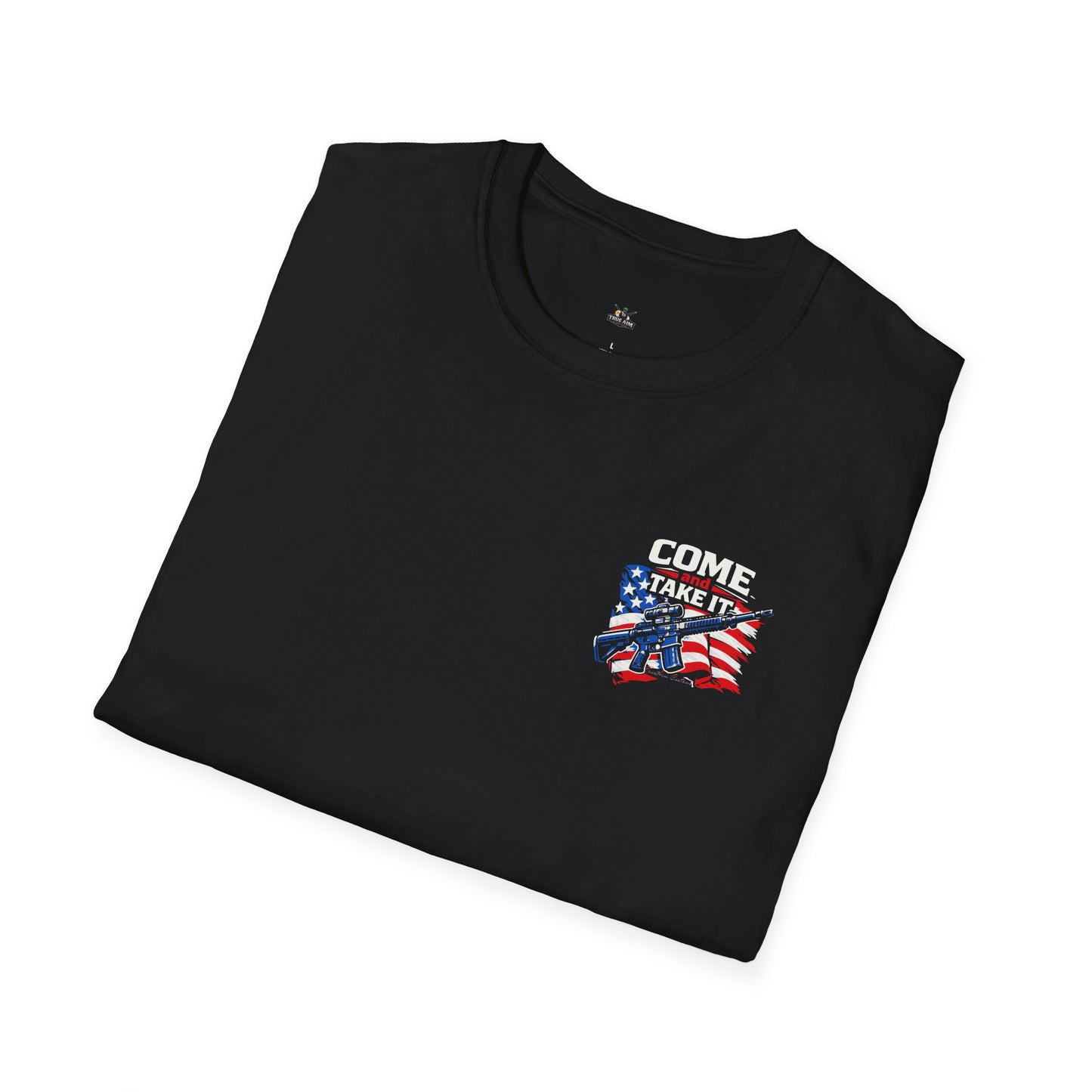 Come and Take It, American Flag Rifle Graphic Patriotic Tee