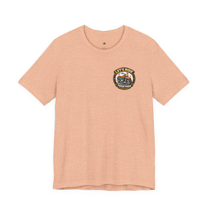 Lets Ride Together Graphic Tee — Women's Biker Shirt
