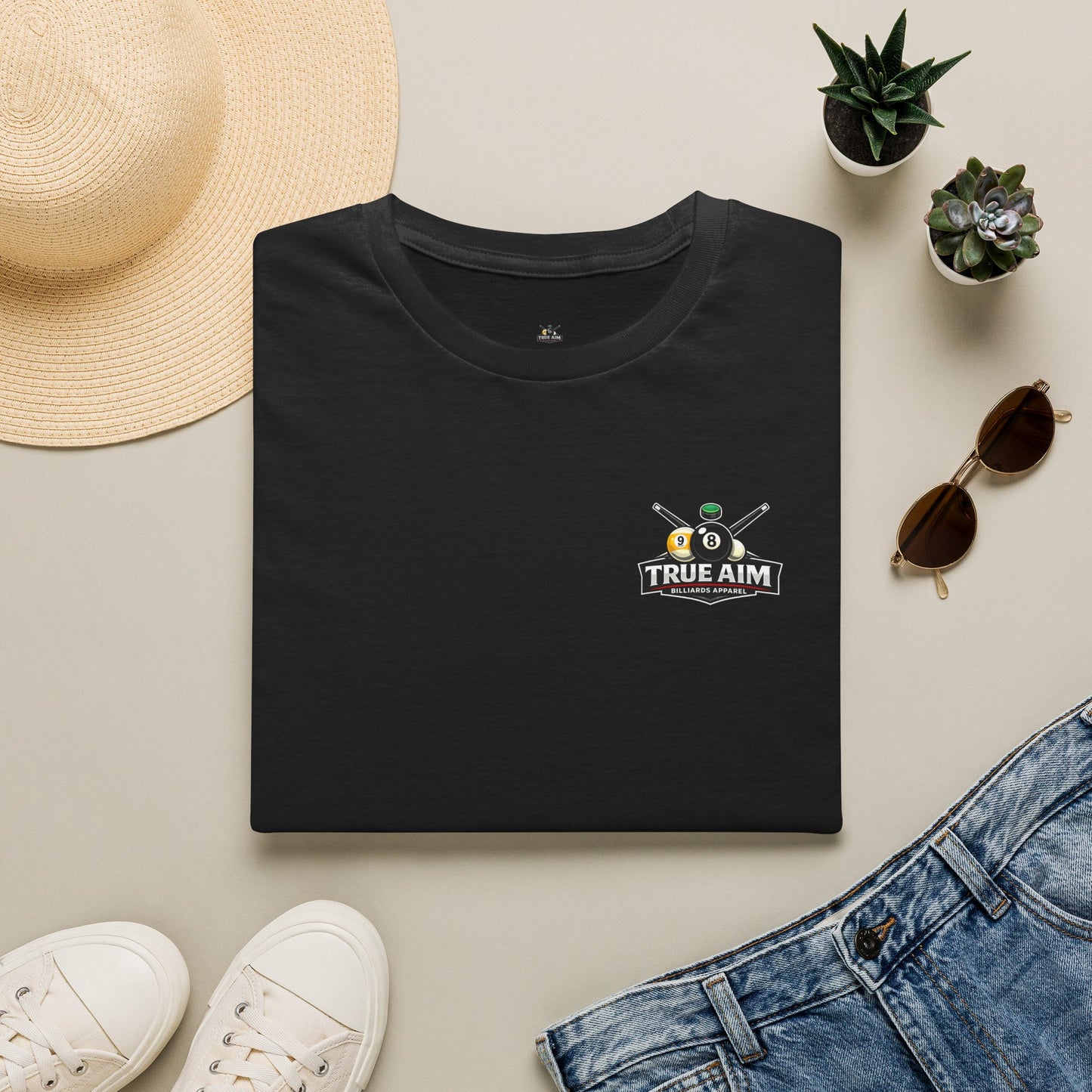 Pool Strategy T-Shirt — “My Pool Strategy Is Top Secret” Billiards Tee
