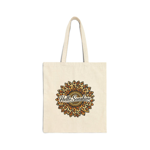 Hello Sunshine Sunflower Tote Bag