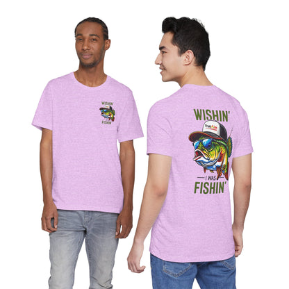 "Wishin' & Fishin'" Bass Graphic Tee