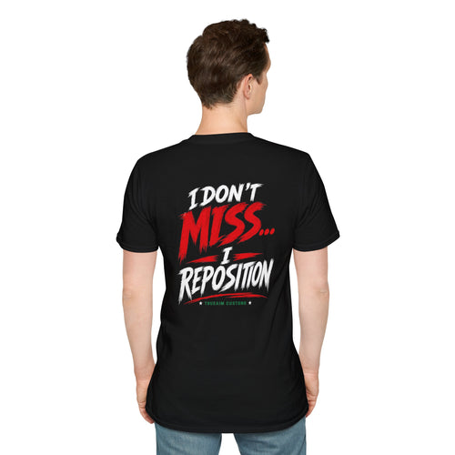 I Don't miss I reposition billiards tee