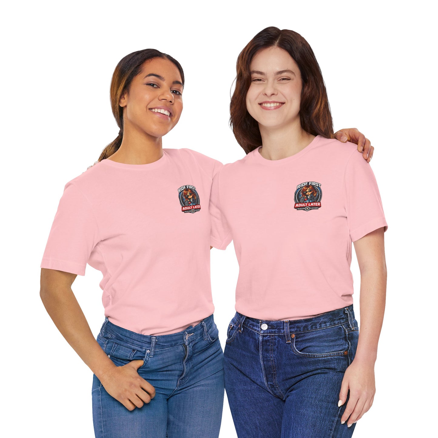 Ride First, Adult Later Motorcycle Tee