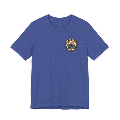 Lets Ride Together Graphic Tee — Women's Biker Shirt