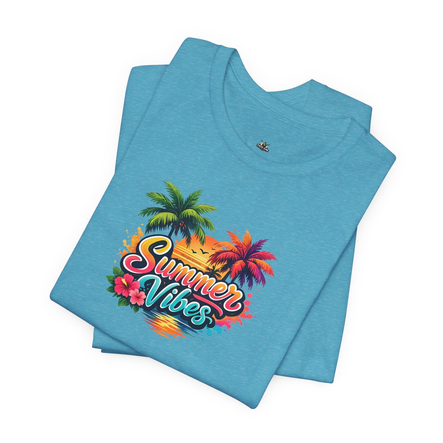 Summer Vibes T-Shirt – Tropical Palm Beach Tee