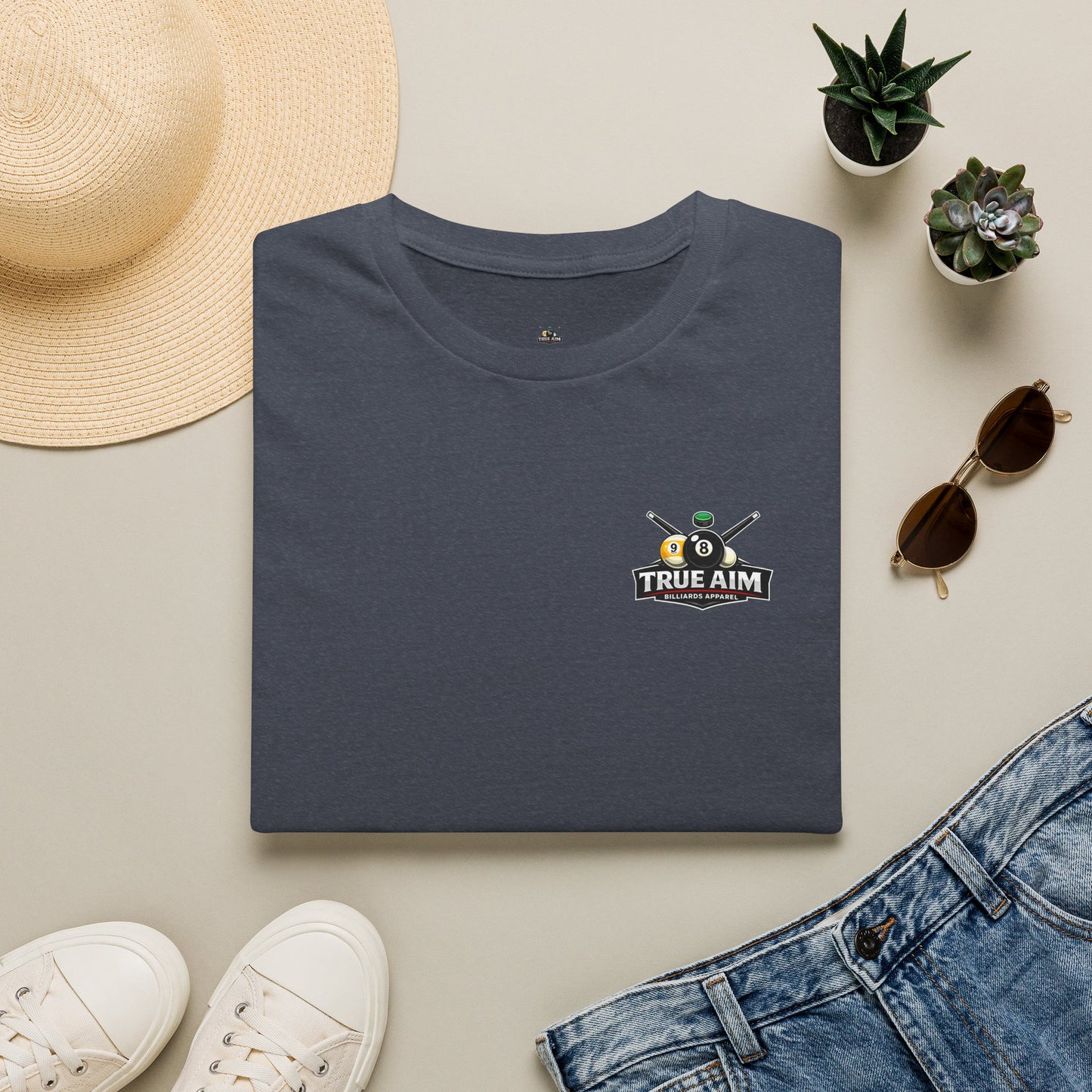 ‘Always A Shot' Billiards Cue & 8-Ball Graphic