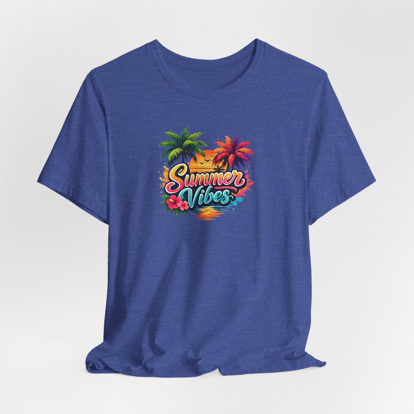 Summer Vibes T-Shirt – Tropical Palm Beach Tee